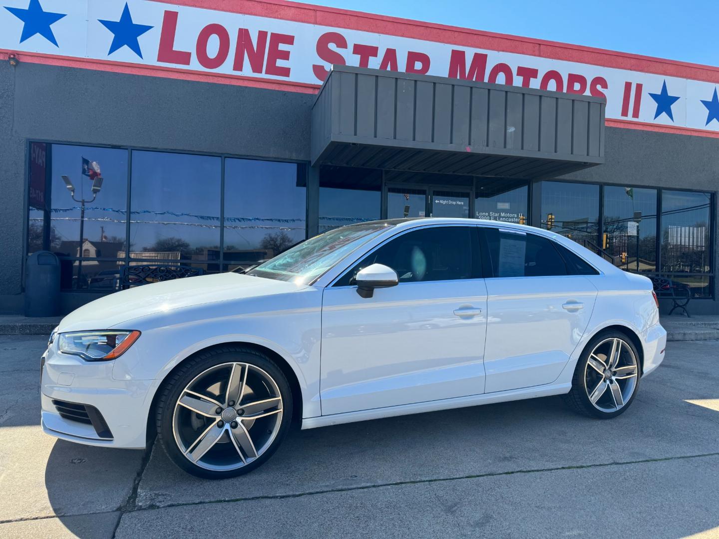 2015 WHITE AUDI A3 PREMIUM PLUS (WAUEFGFF2F1) , located at 5900 E. Lancaster Ave., Fort Worth, TX, 76112, (817) 457-5456, 0.000000, 0.000000 - Photo#0